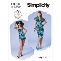 9290 S SIMPLICITY EASY BOLERO, BUSTIER HALTER OR NOT, WRAP SKIRT, SHORTS PATTERN 6-22 2 SIZES NEW